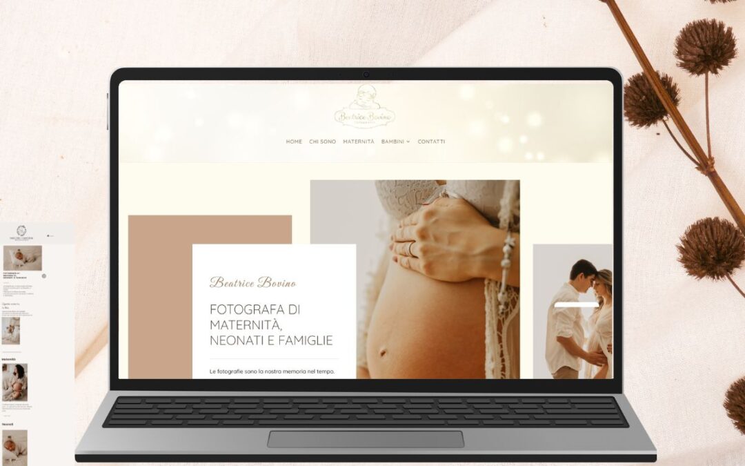 Sito Web per Fotografa Maternità